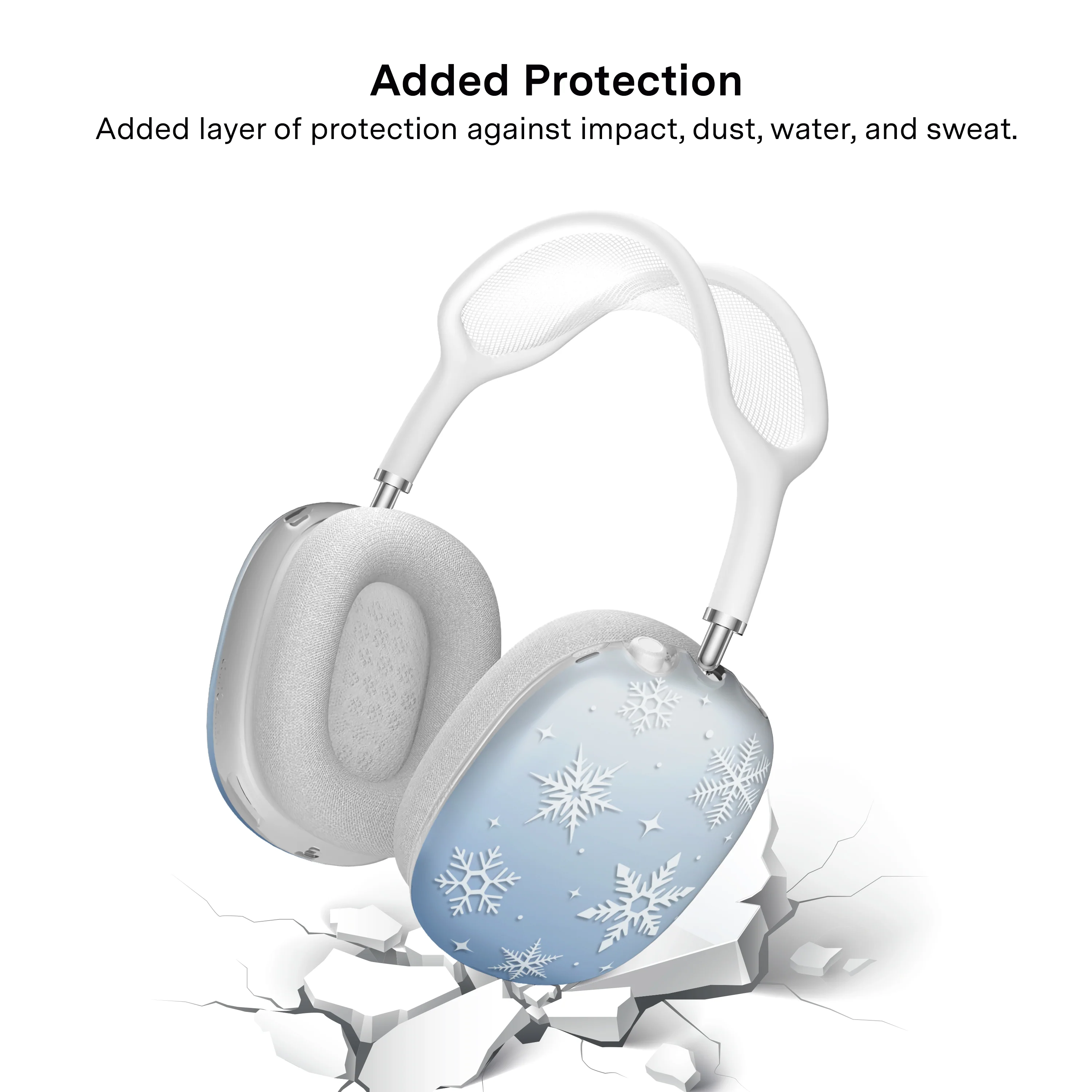 Snow Angel Glitter AirPod Max Case - Image 5