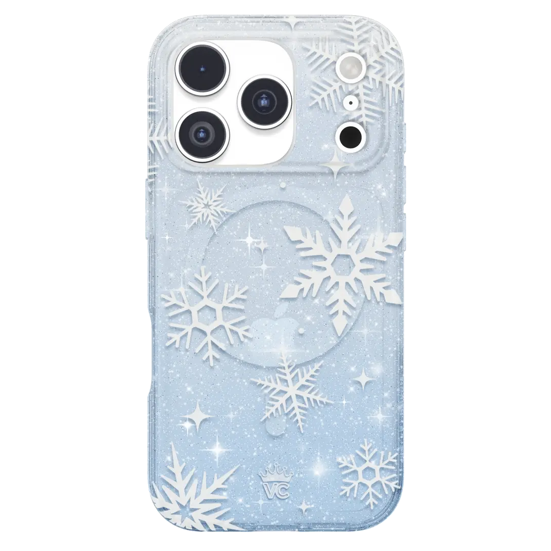 Snow Angel Glitter iPhone Case - Image 11