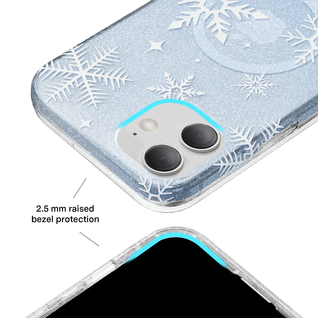 Snow Angel Glitter iPhone Case - Image 113