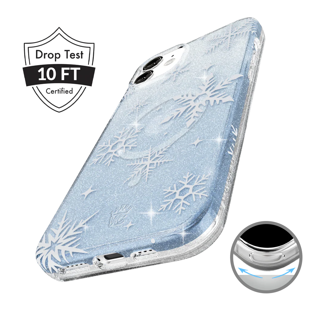 Snow Angel Glitter iPhone Case - Image 115