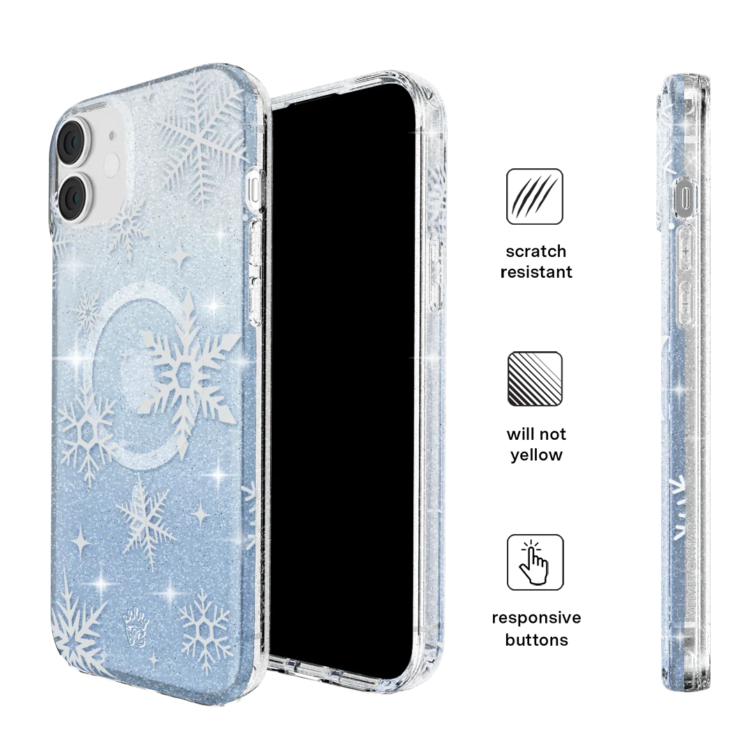 Snow Angel Glitter iPhone Case - Image 116