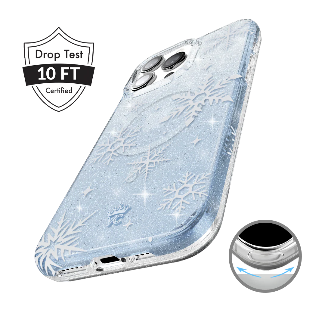 Snow Angel Glitter iPhone Case - Image 31