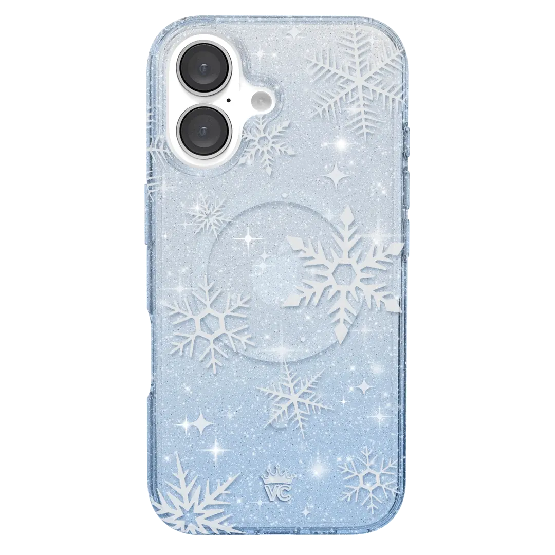 Snow Angel Glitter iPhone Case - Image 33