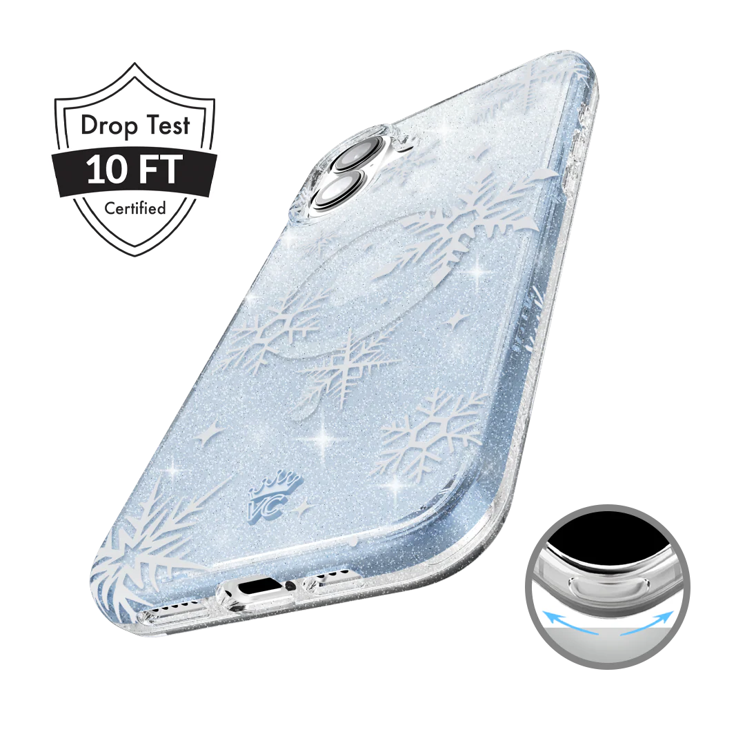 Snow Angel Glitter iPhone Case - Image 37