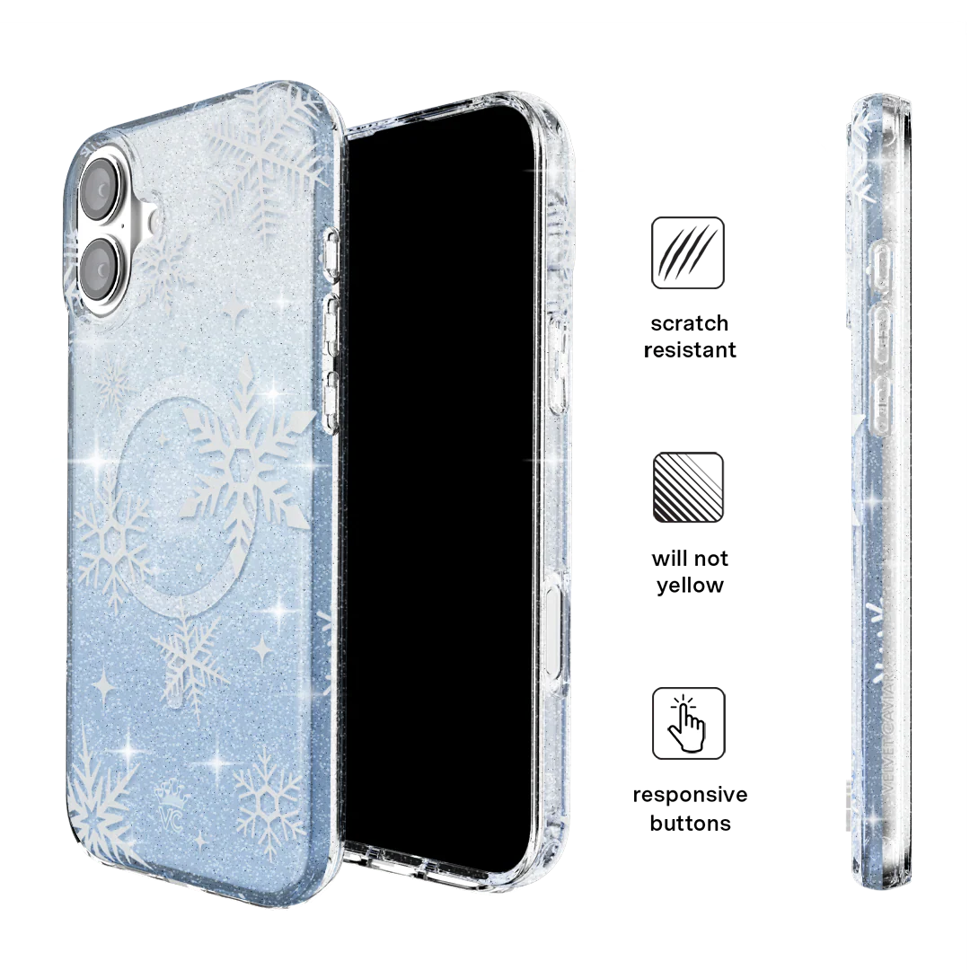 Snow Angel Glitter iPhone Case - Image 38