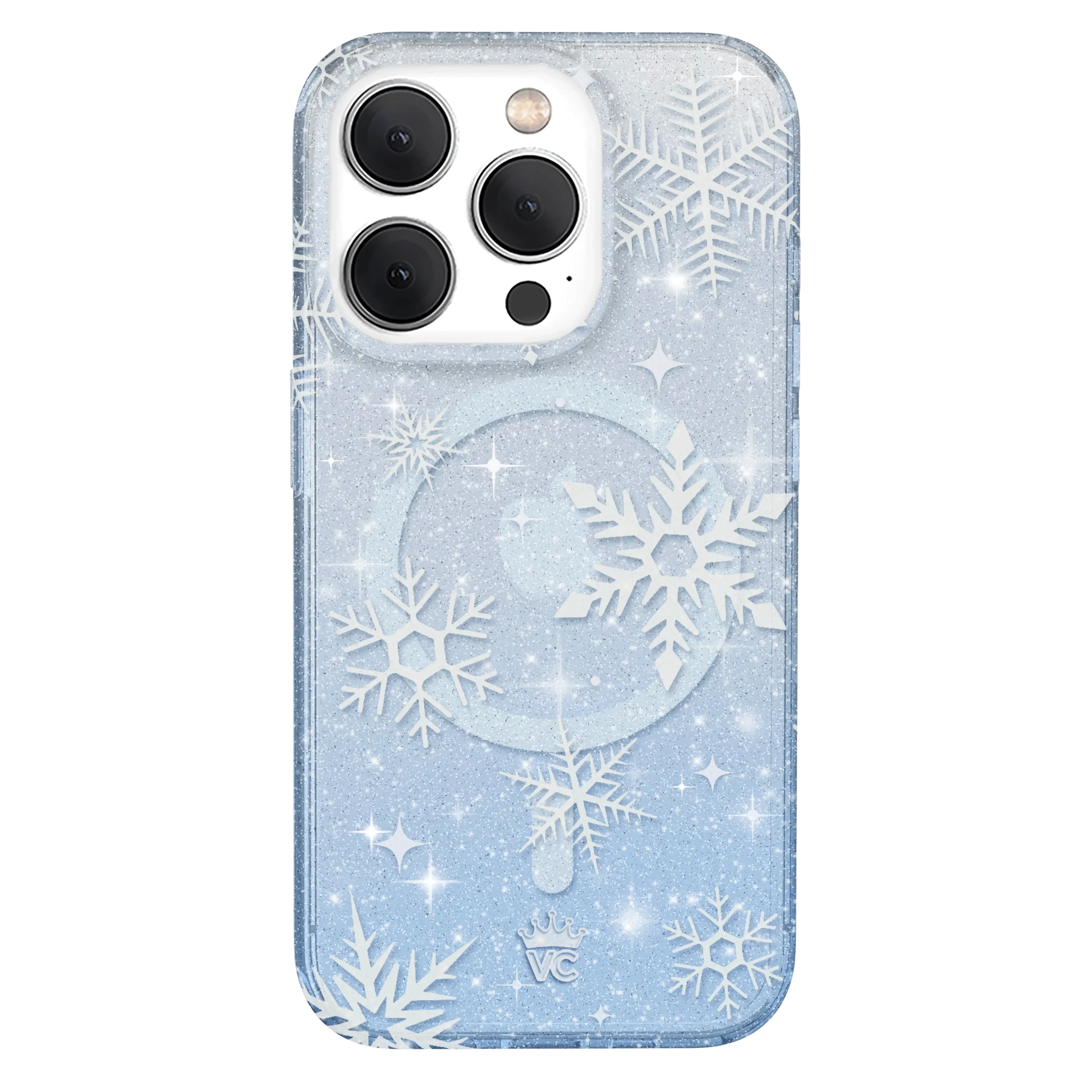 Snow Angel Glitter iPhone Case - Image 51
