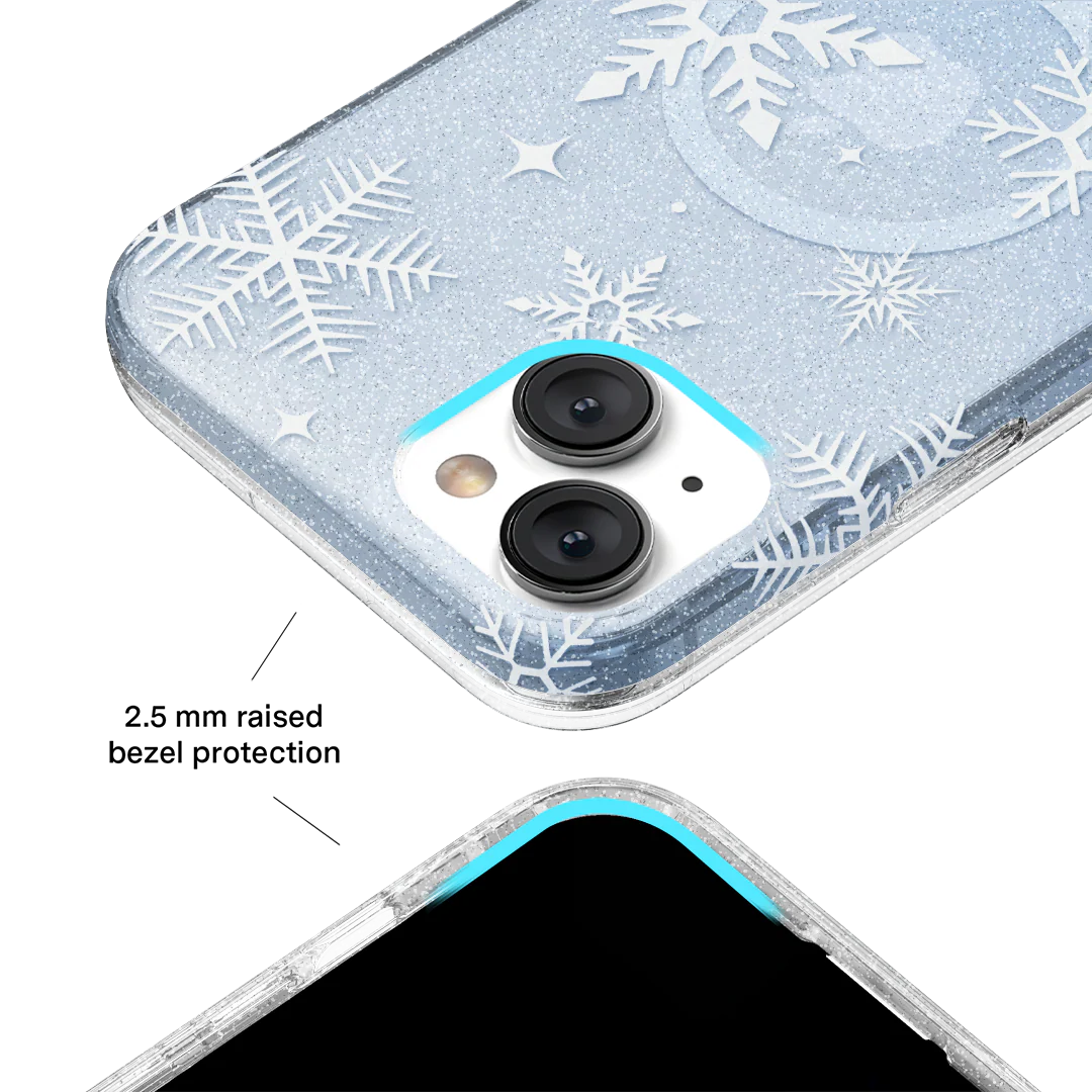 Snow Angel Glitter iPhone Case - Image 59