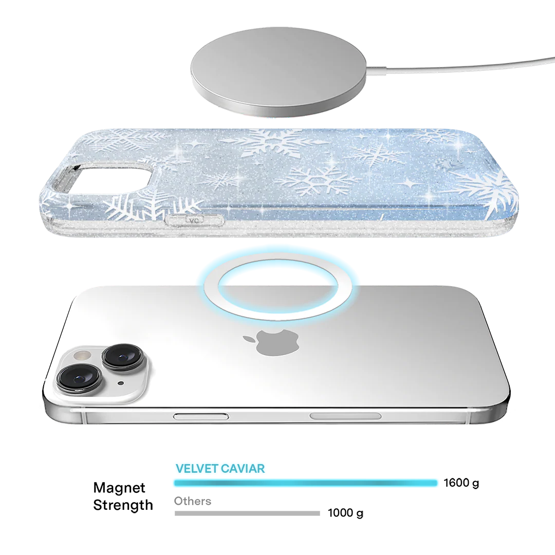 Snow Angel Glitter iPhone Case - Image 66