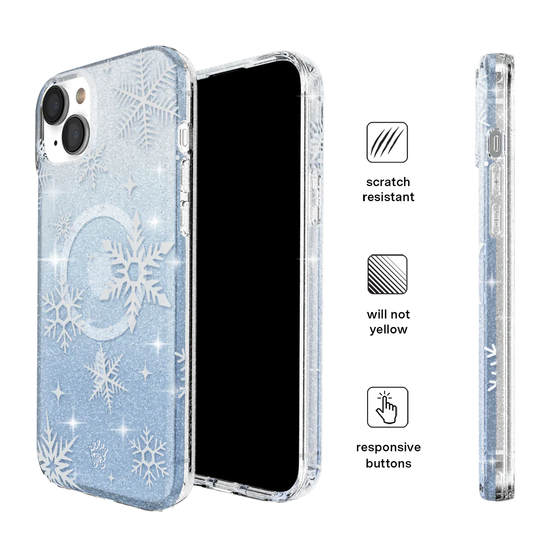 Snow Angel Glitter iPhone Case - Image 92