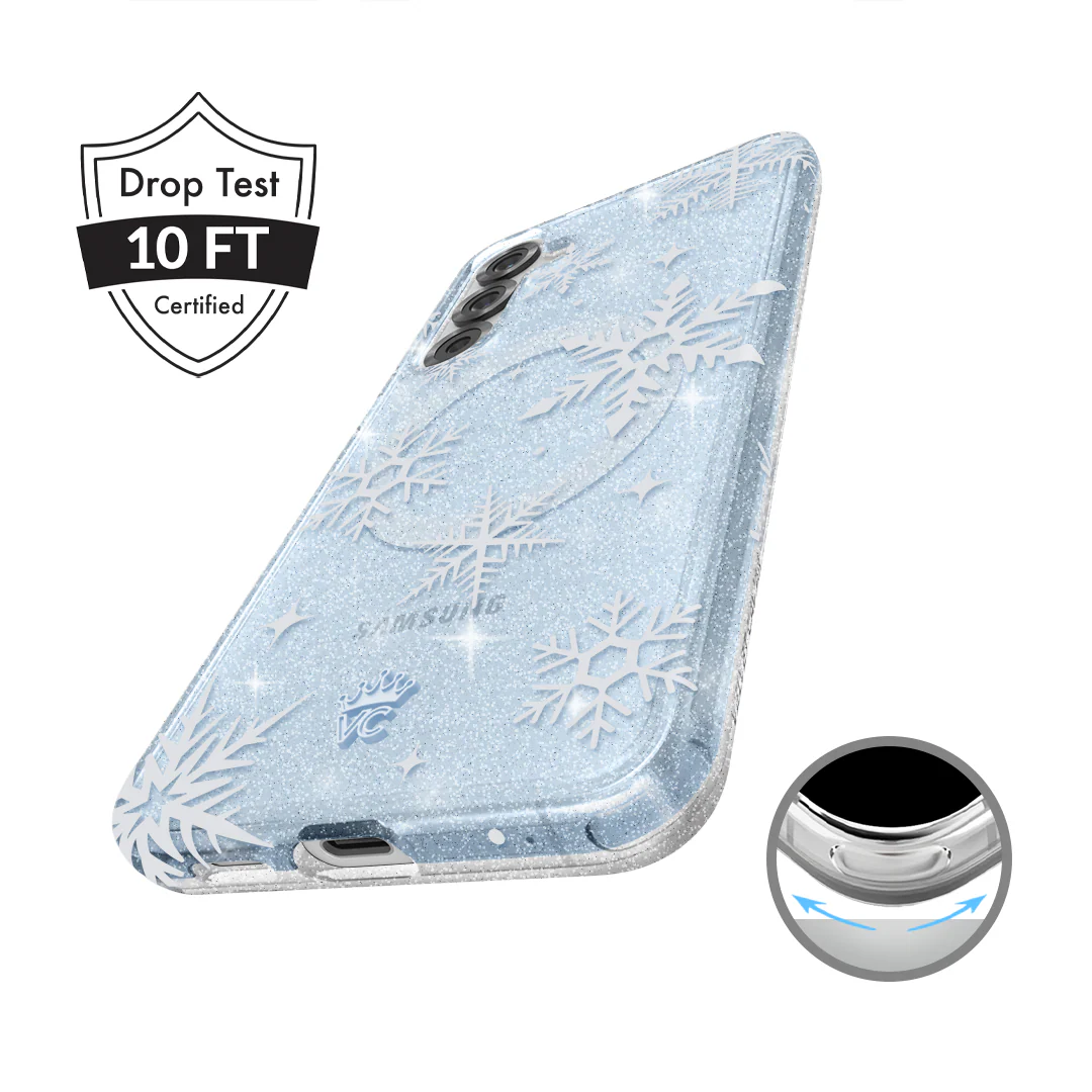 Snow Angel Glitter Samsung Case - Image 12