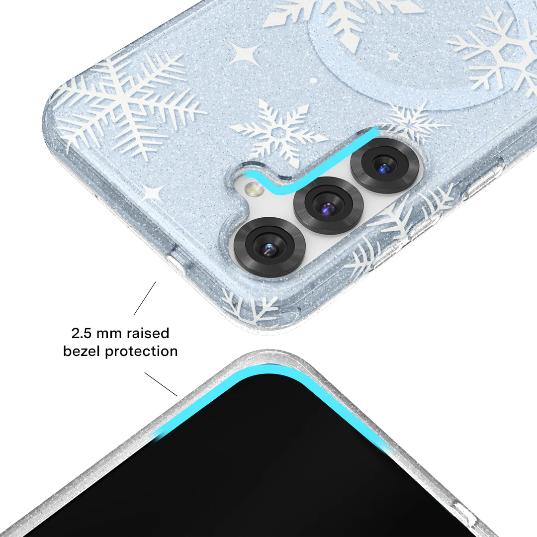 Snow Angel Glitter Samsung Case - Image 13