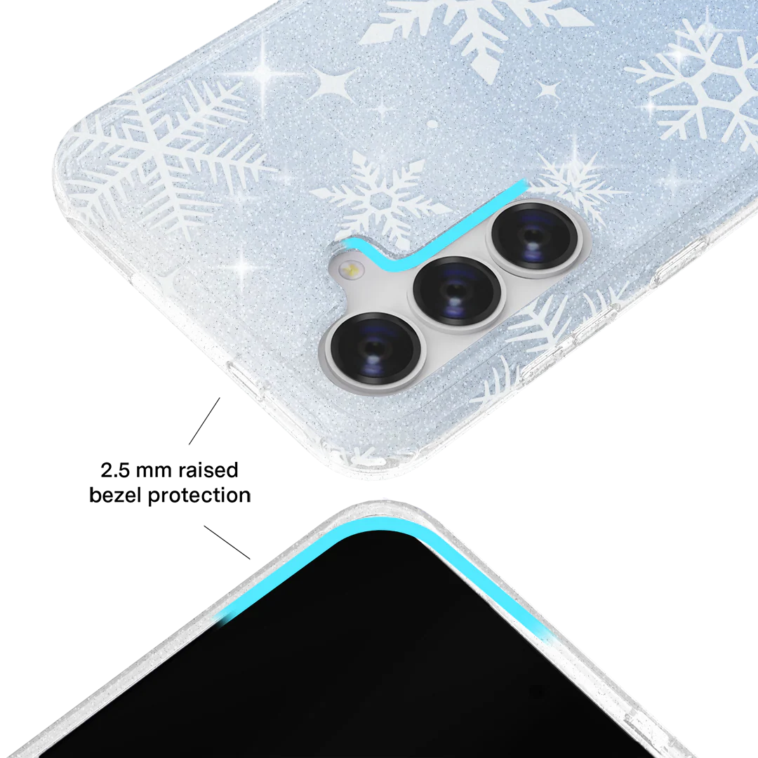 Snow Angel Glitter Samsung Case - Image 17
