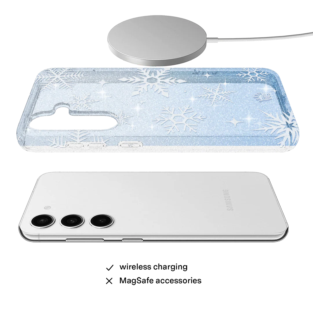 Snow Angel Glitter Samsung Case - Image 18