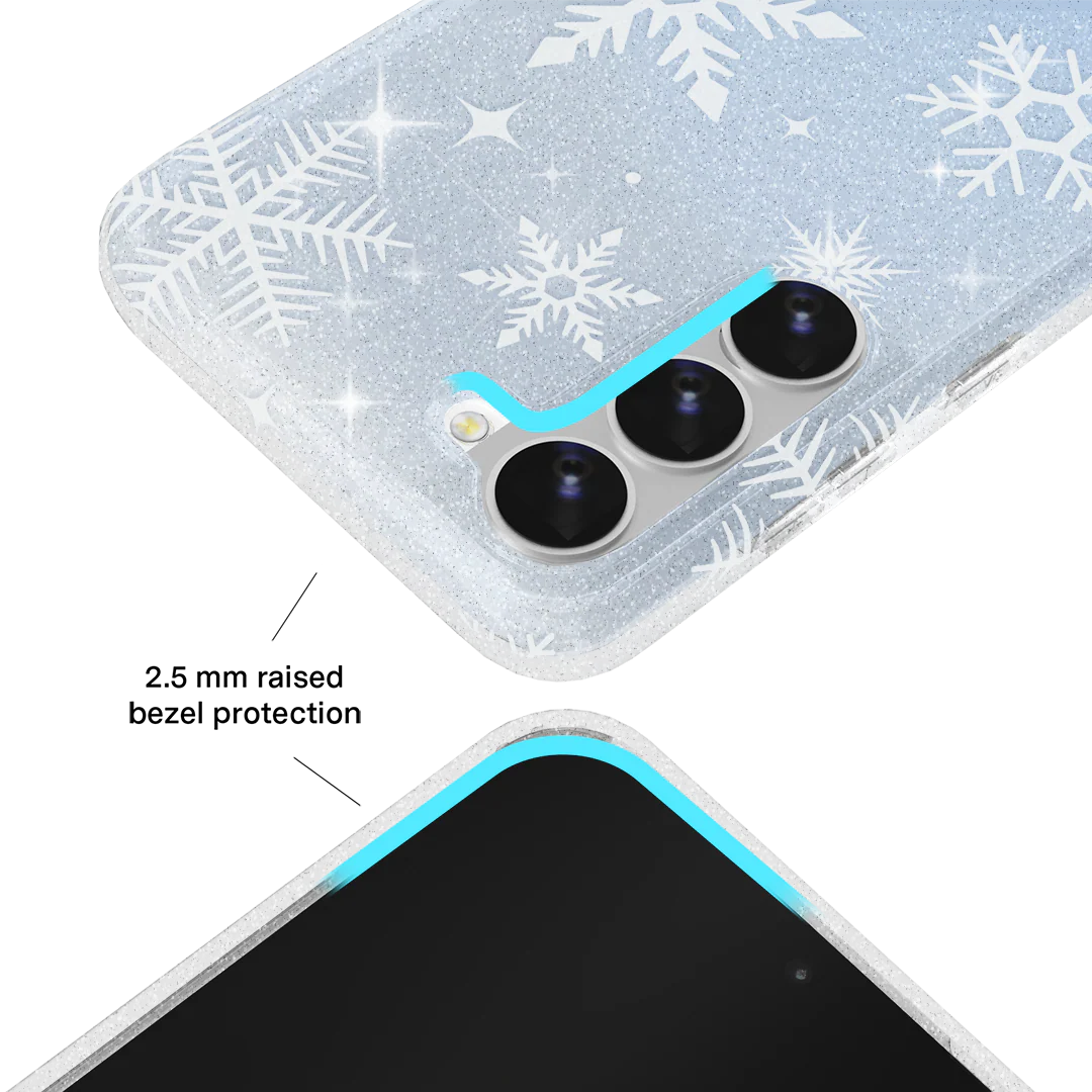 Snow Angel Glitter Samsung Case - Image 37