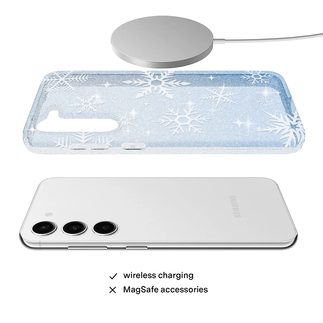 Snow Angel Glitter Samsung Case - Image 38