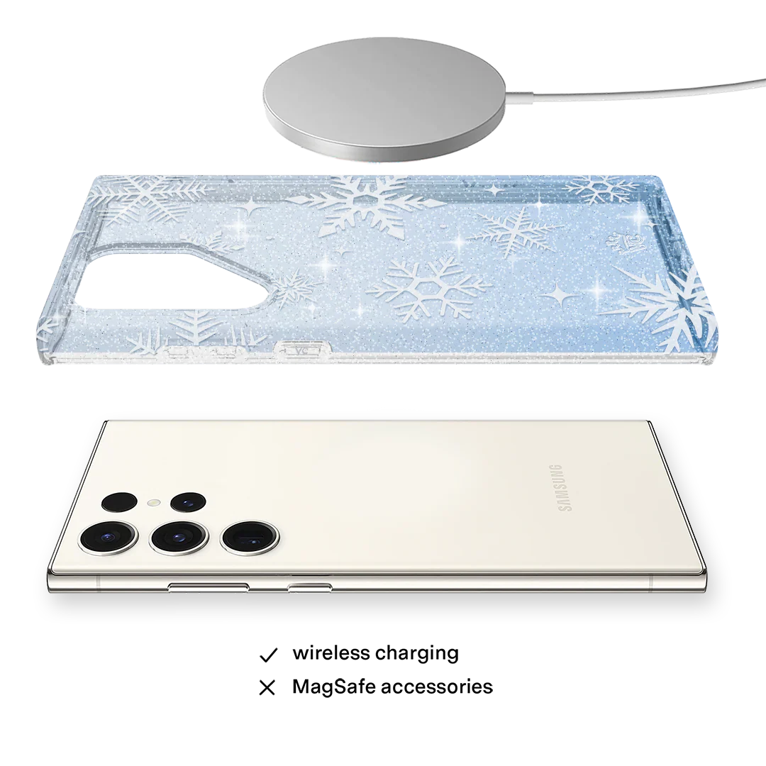 Snow Angel Glitter Samsung Case - Image 58