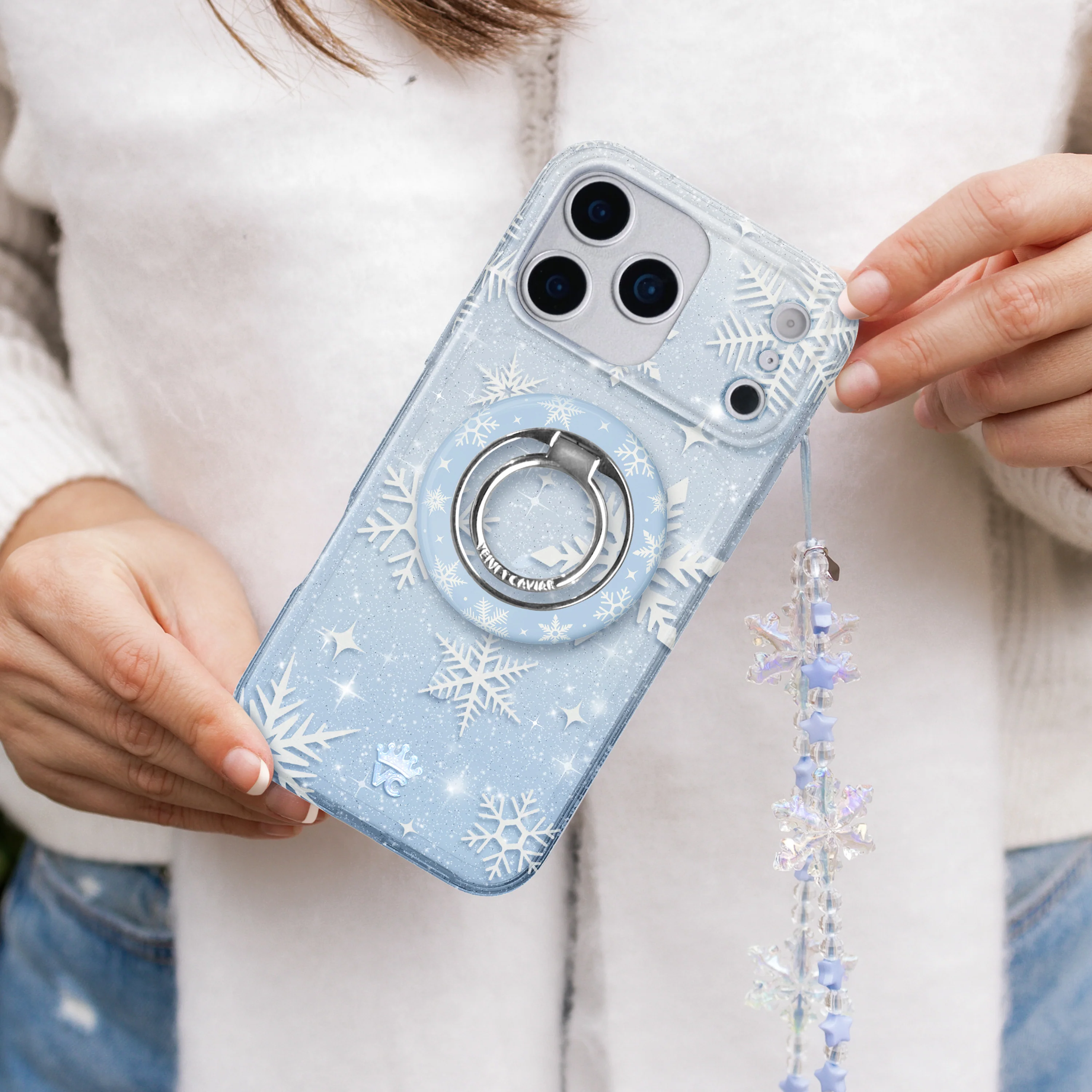 Snow Angel Phone Charm - Image 2