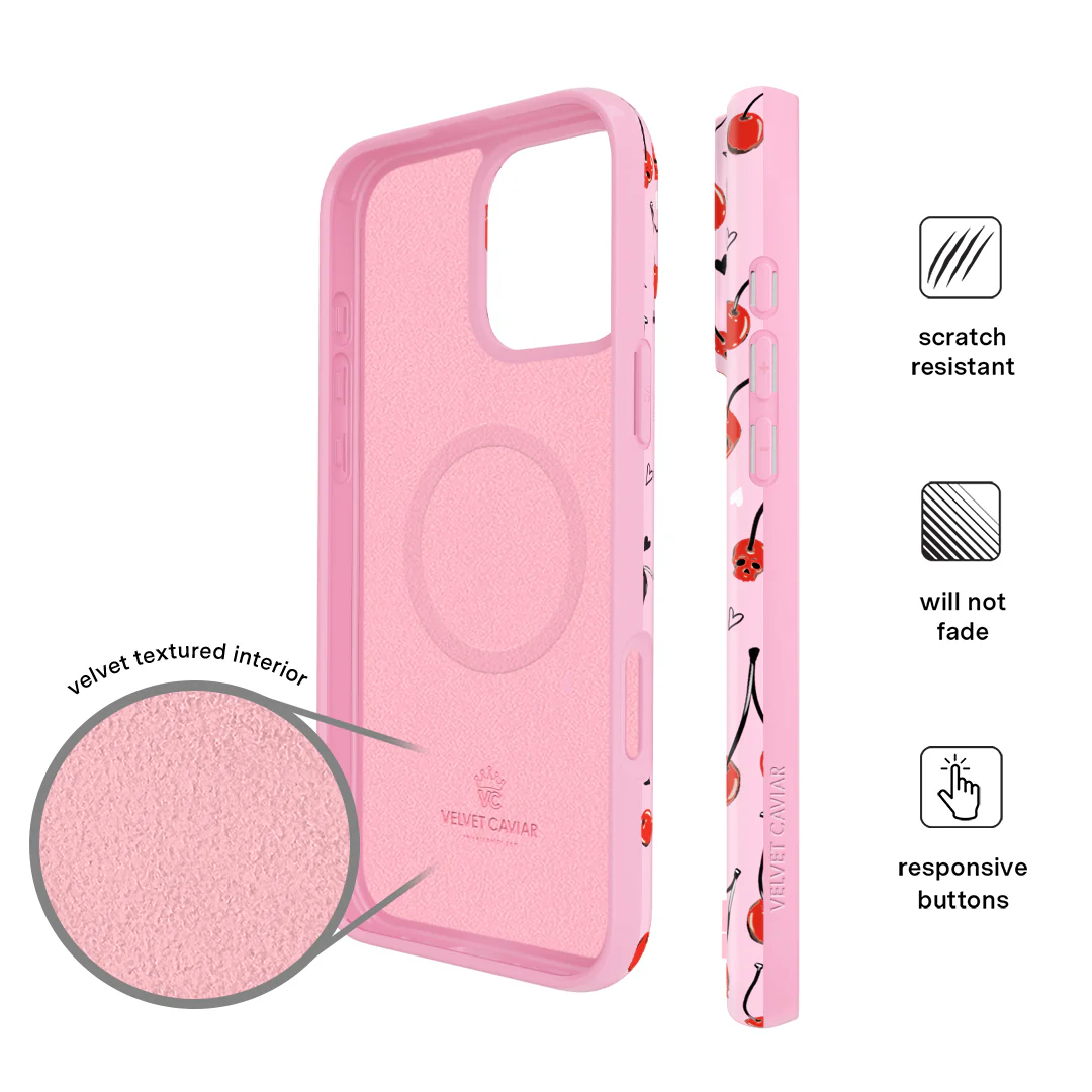 Sour Cherry Skulls iPhone Case - Image 10