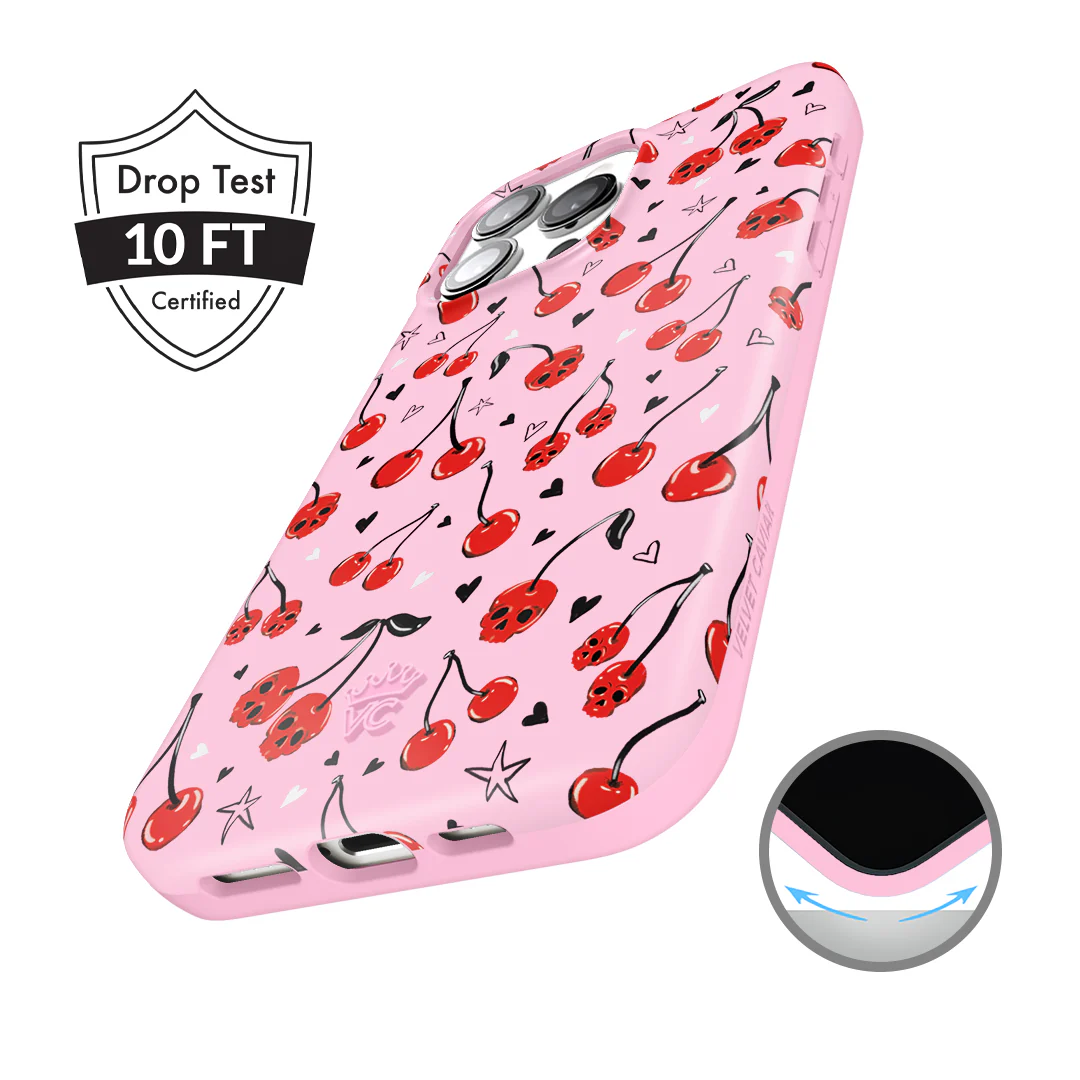 Sour Cherry Skulls iPhone Case - Image 29