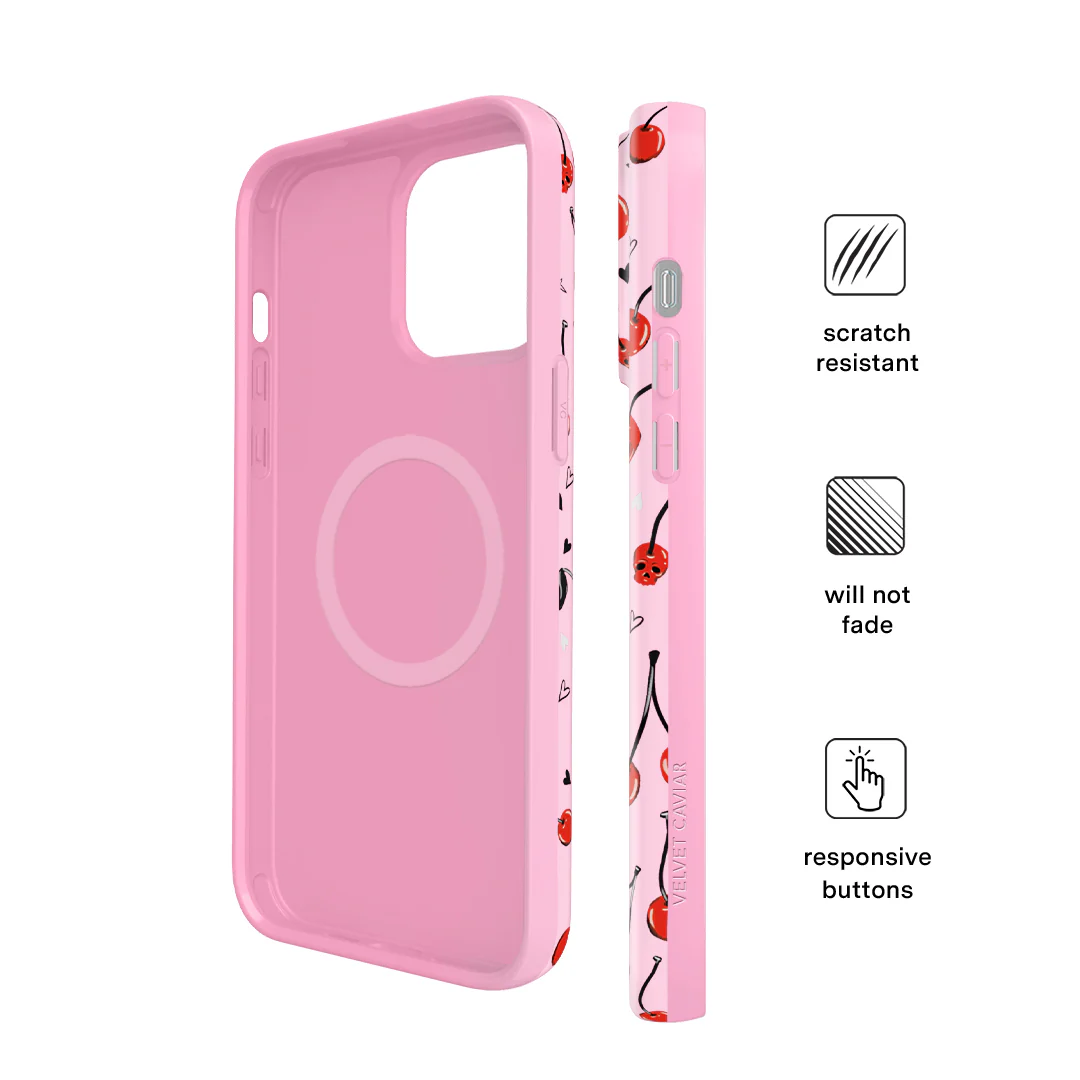 Sour Cherry Skulls iPhone Case - Image 55