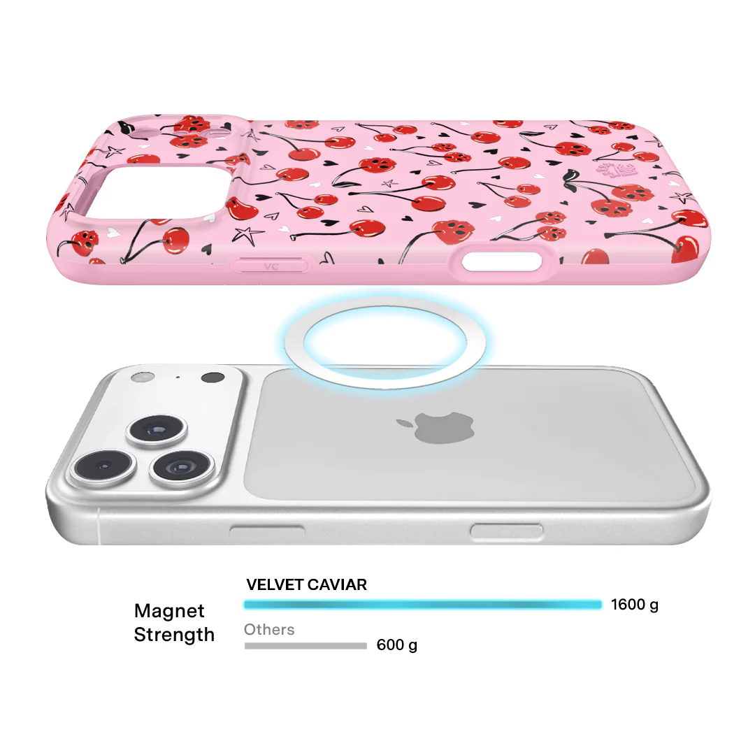 Sour Cherry Skulls iPhone Case - Image 89