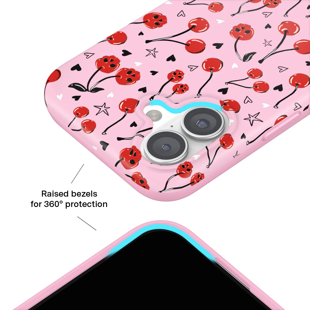 Sour Cherry Skulls iPhone Case - Image 93