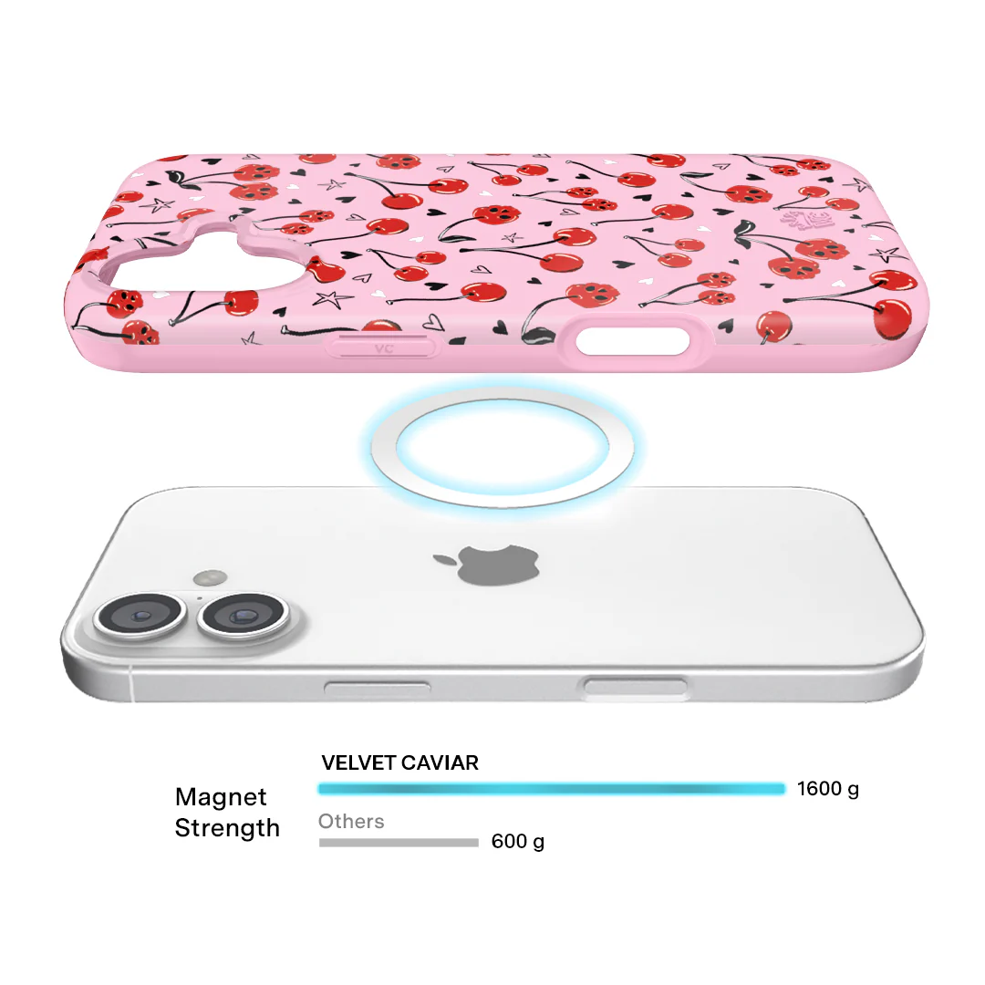 Sour Cherry Skulls iPhone Case - Image 94