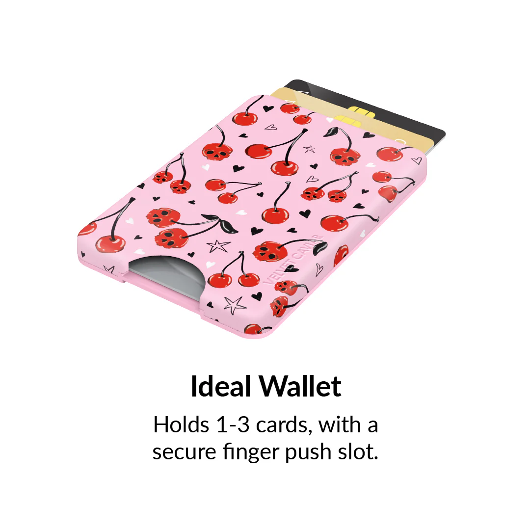 Sour Cherry Skulls MagSafe Wallet - Image 3