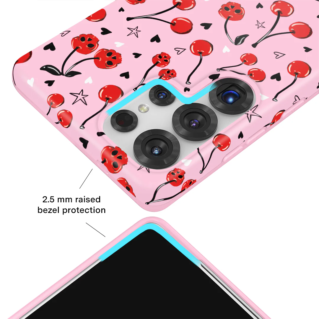 Sour Cherry Skulls Samsung Case - Image 12
