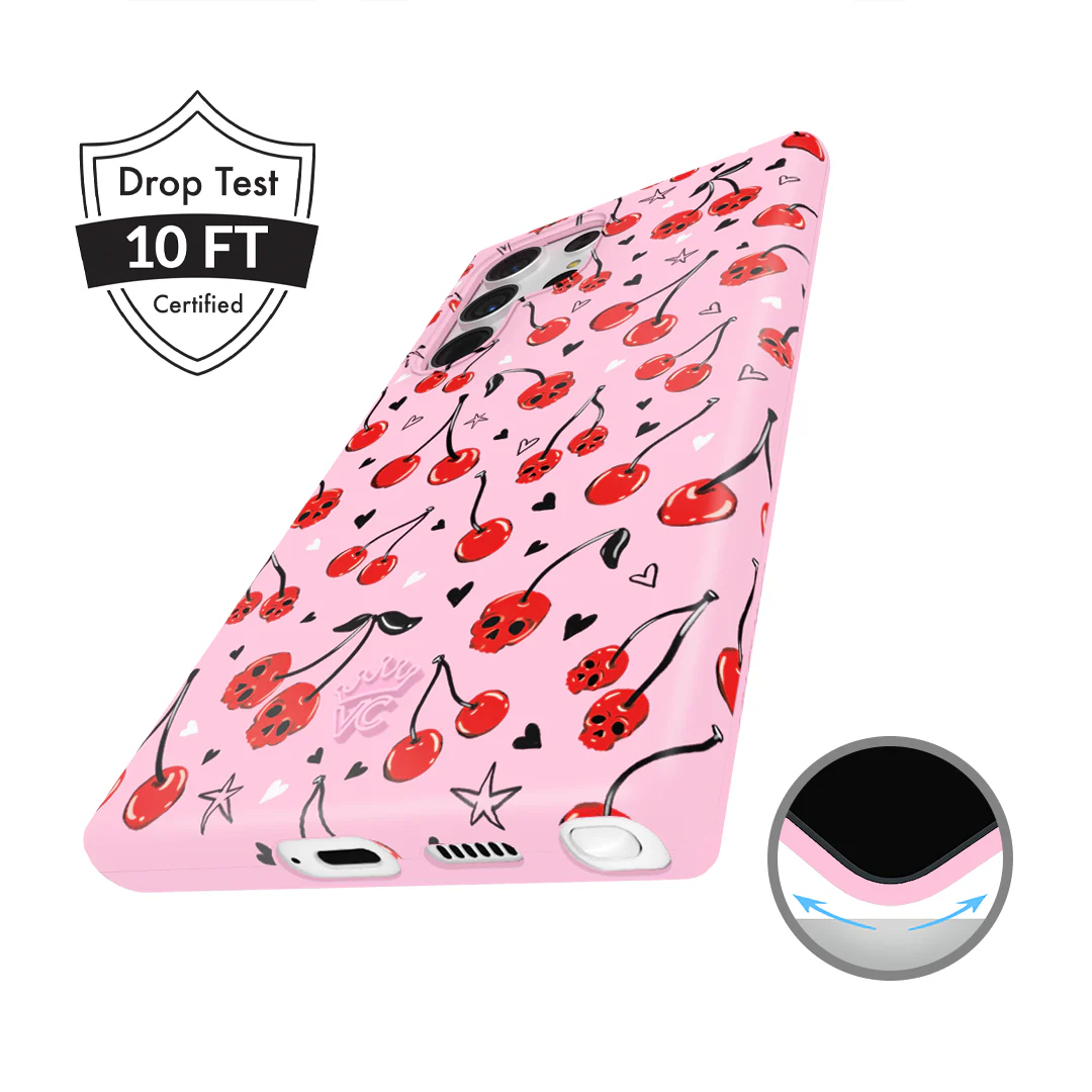 Sour Cherry Skulls Samsung Case - Image 29