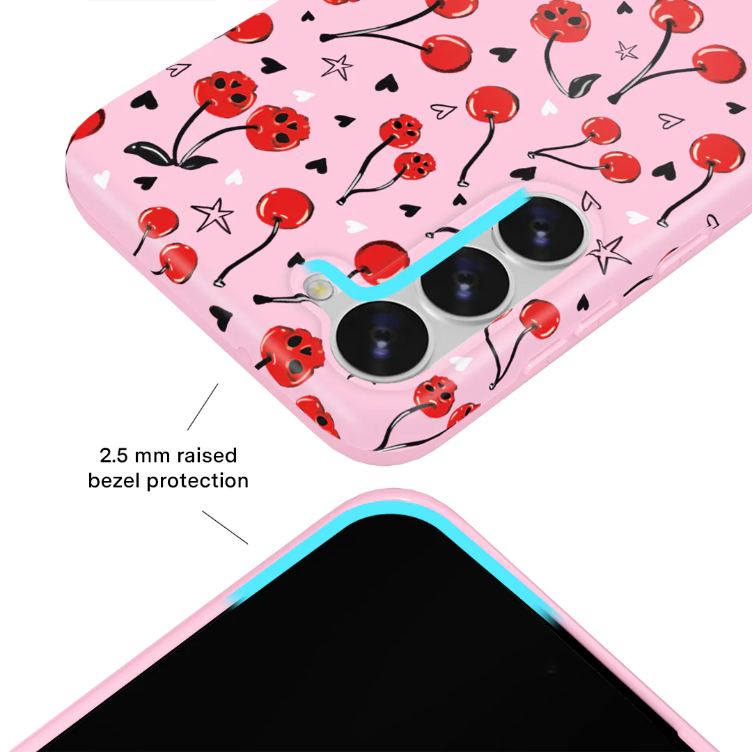 Sour Cherry Skulls Samsung Case - Image 37