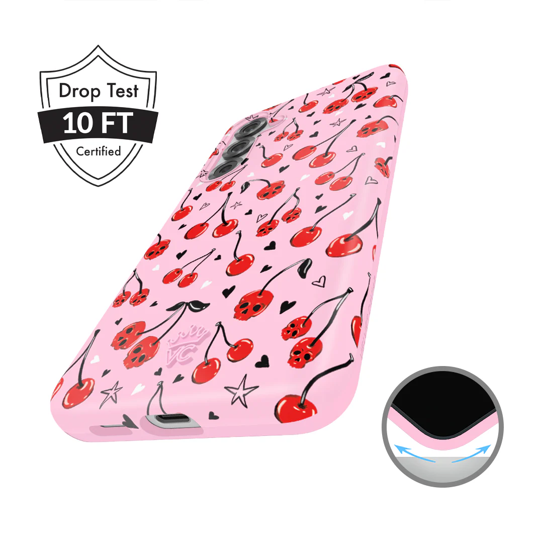 Sour Cherry Skulls Samsung Case - Image 4