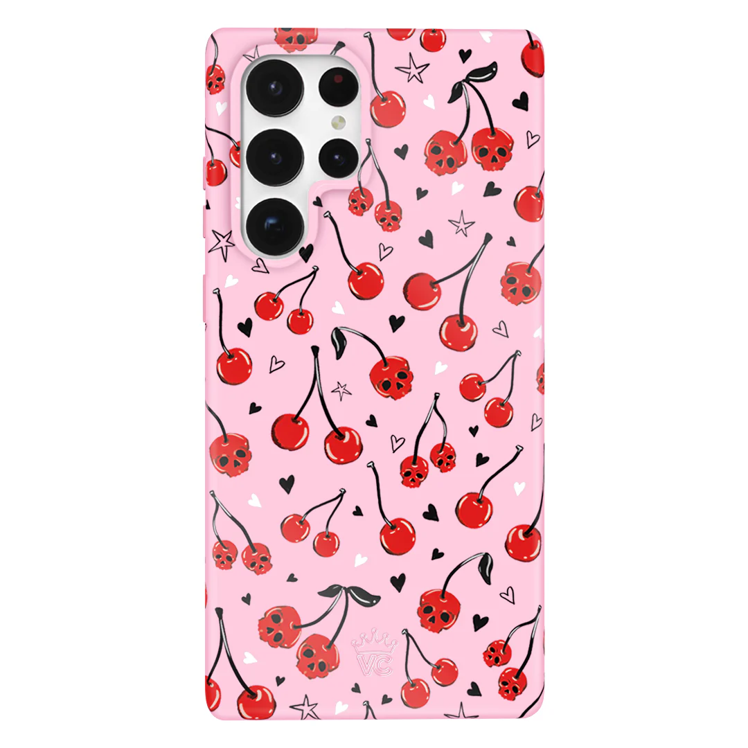 Sour Cherry Skulls Samsung Case - Image 41