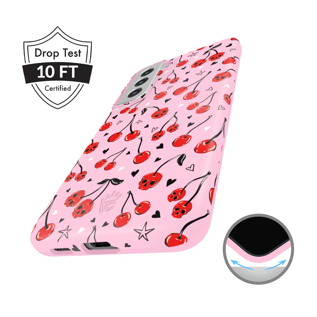 Sour Cherry Skulls Samsung Case - Image 54