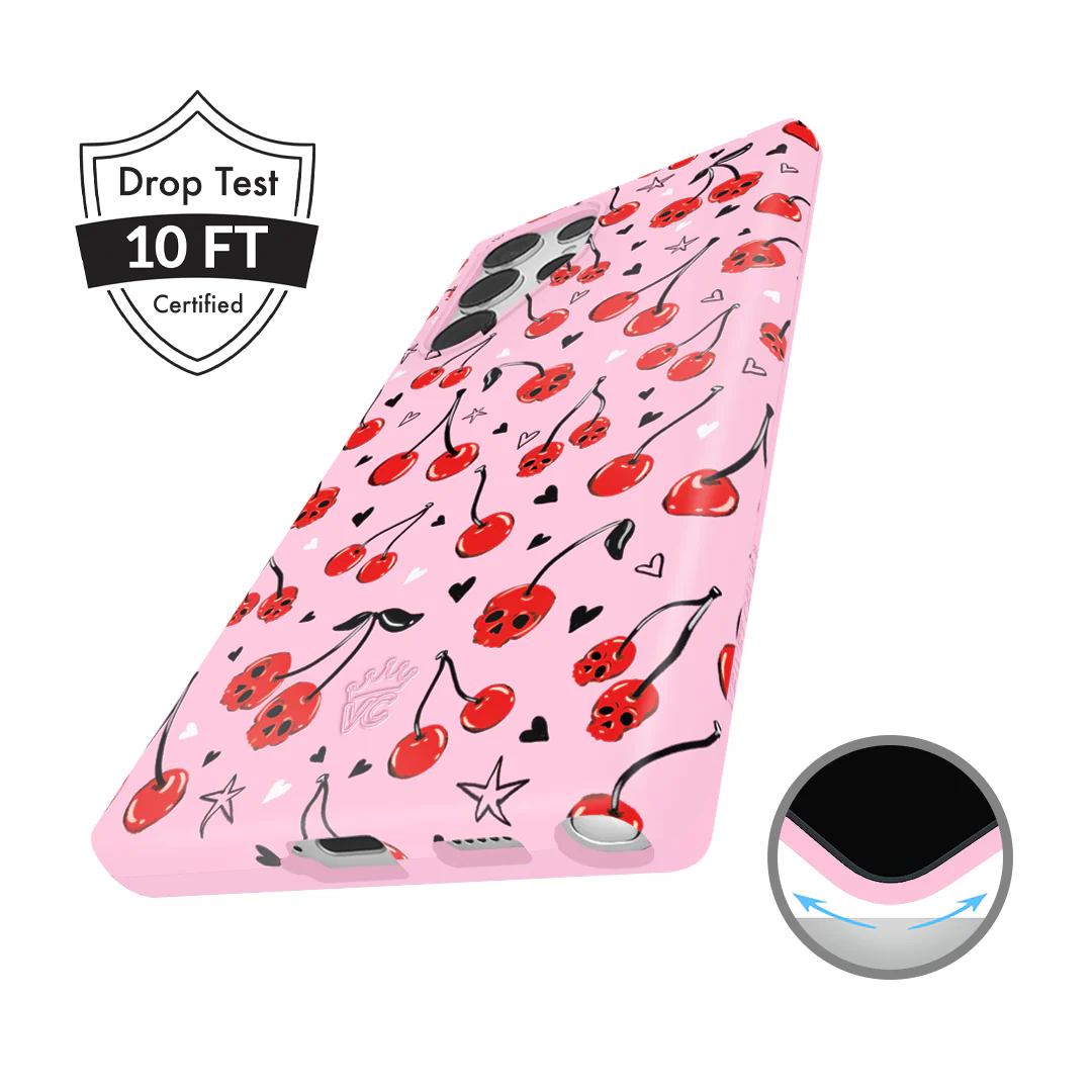 Sour Cherry Skulls Samsung Case - Image 59