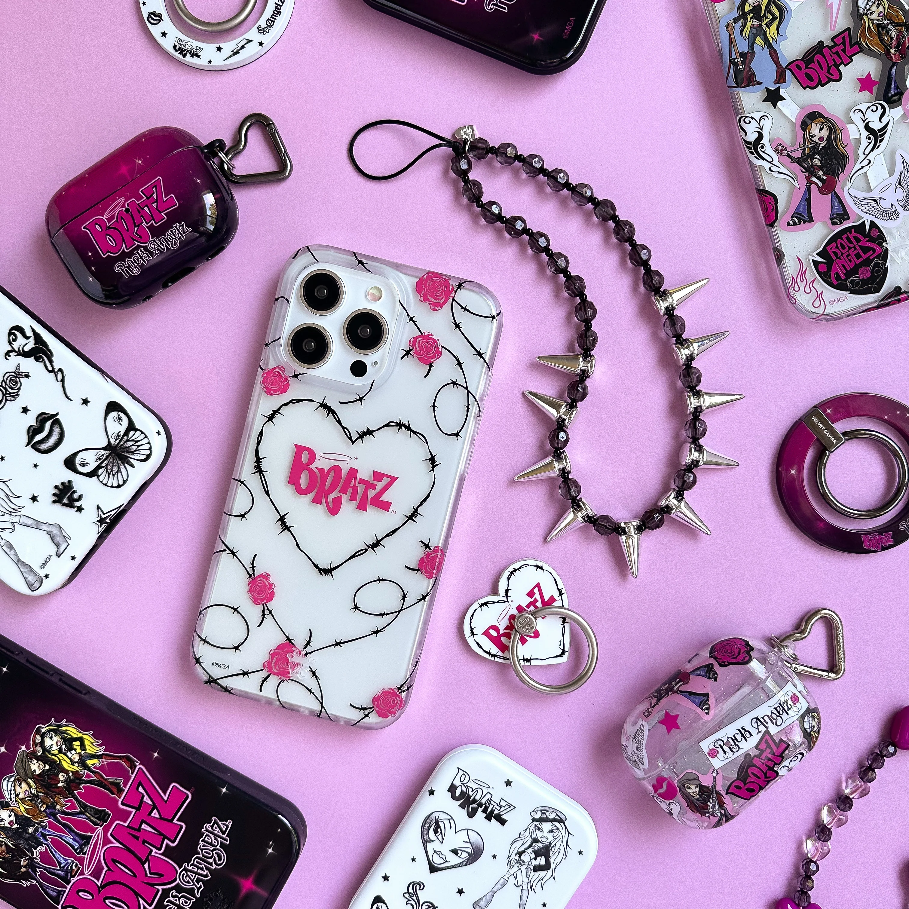 Studs & Spikes Phone Charm - Image 2