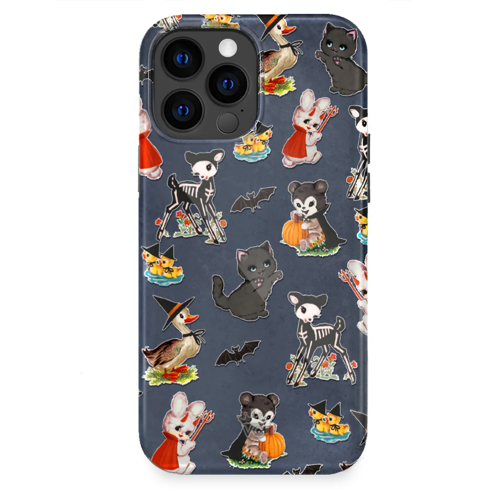 Spooky Baby Animals iPhone Case - Image 43