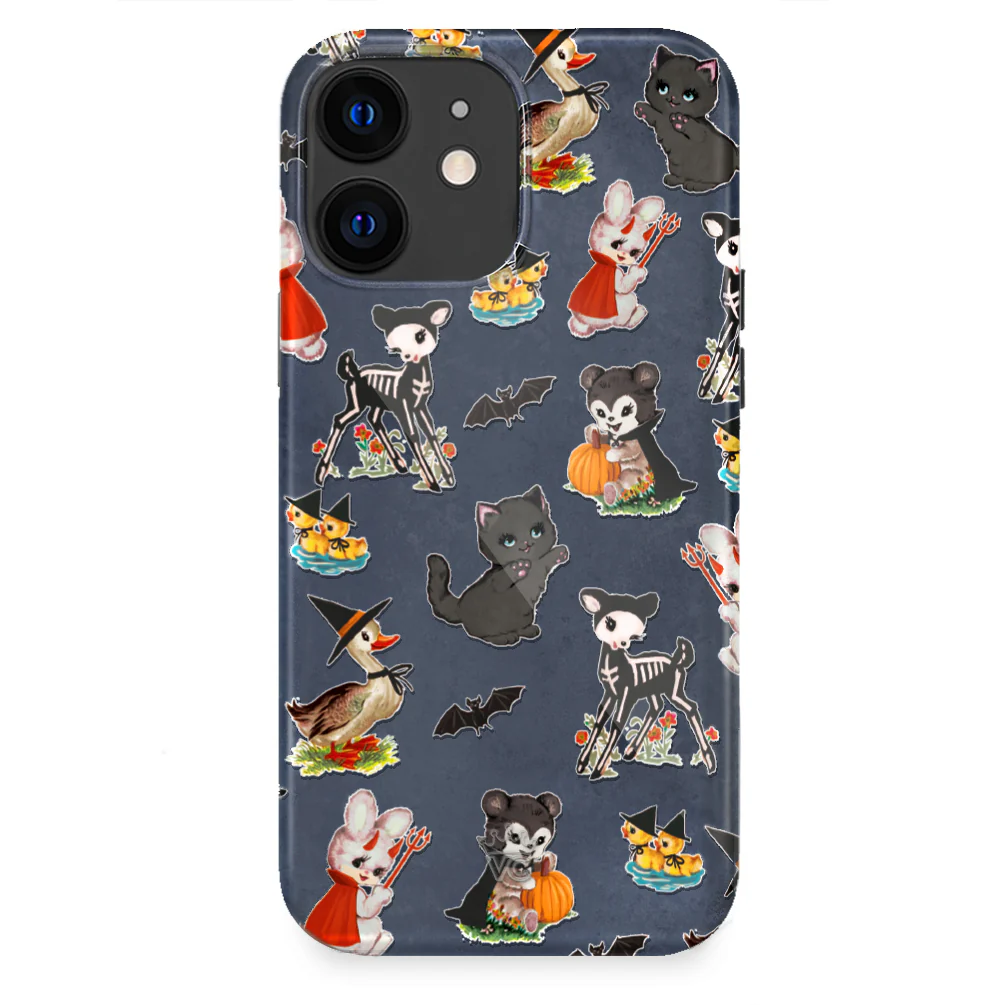 Spooky Baby Animals iPhone Case - Image 55