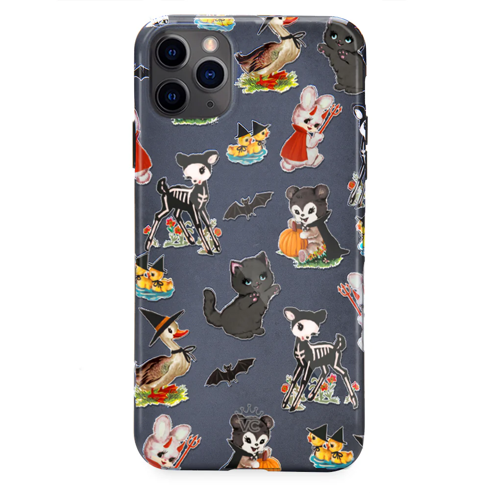 Spooky Baby Animals iPhone Case - Image 79