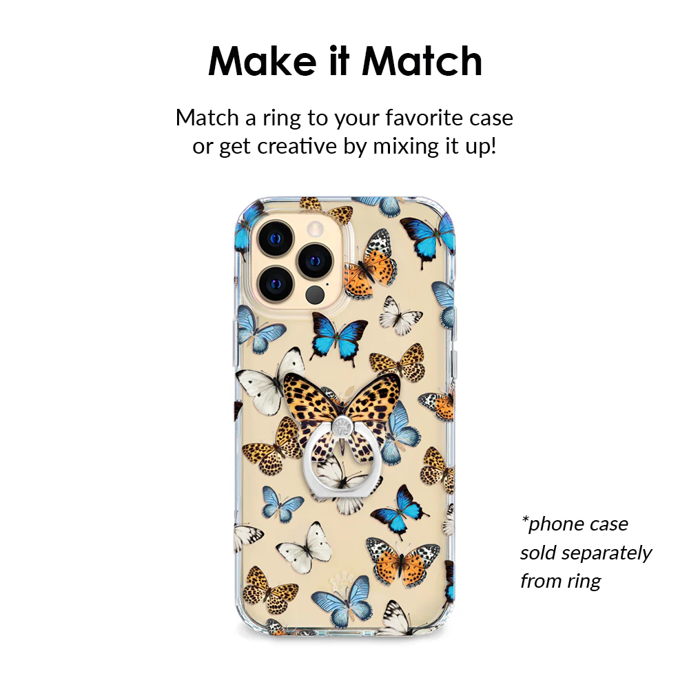 Leopard Butterfly Phone Ring - Image 3