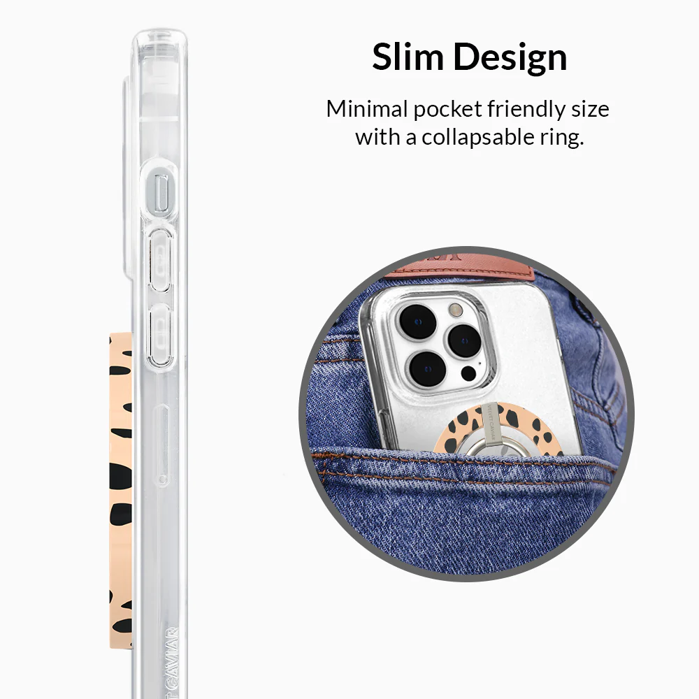 Spotted Cheetah MagSafe Grip Ring - Image 5