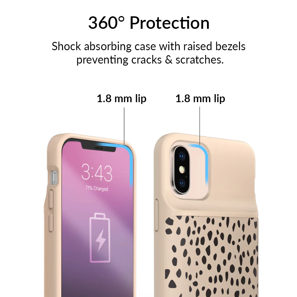 Spotted Cheetah iPhone Charging Case - Image 12