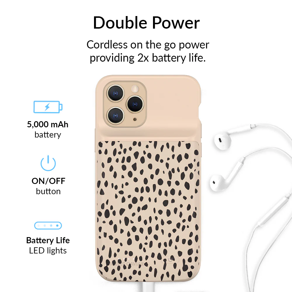 Spotted Cheetah iPhone Charging Case - Image 17