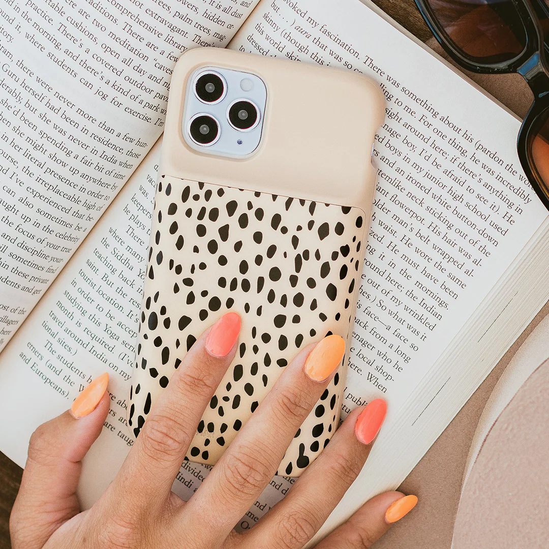 Spotted Cheetah iPhone Charging Case - Image 2