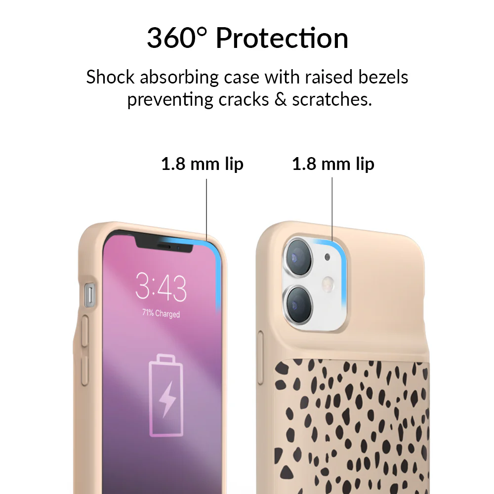 Spotted Cheetah iPhone Charging Case - Image 33