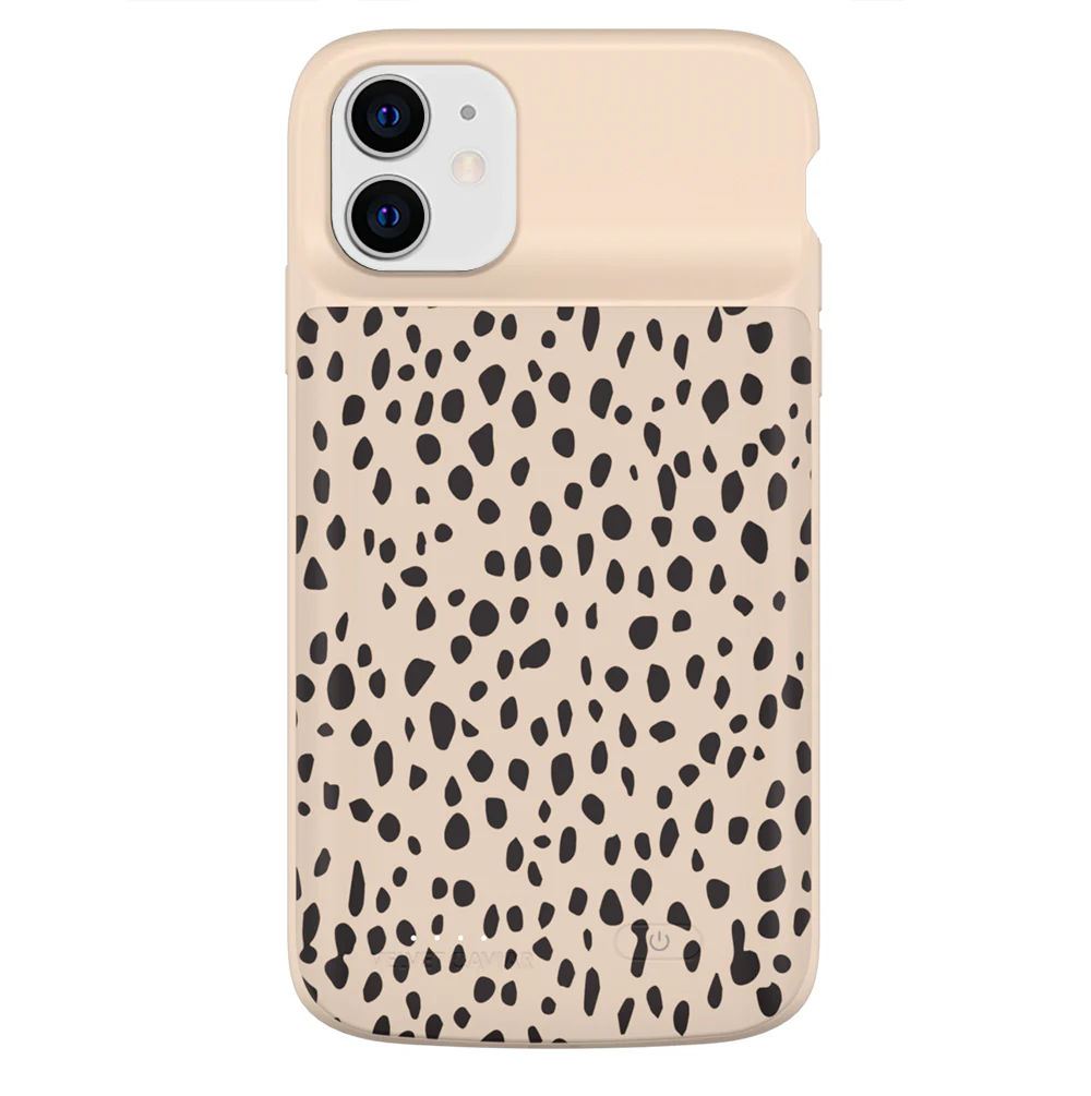 Spotted Cheetah iPhone Charging Case - Image 50