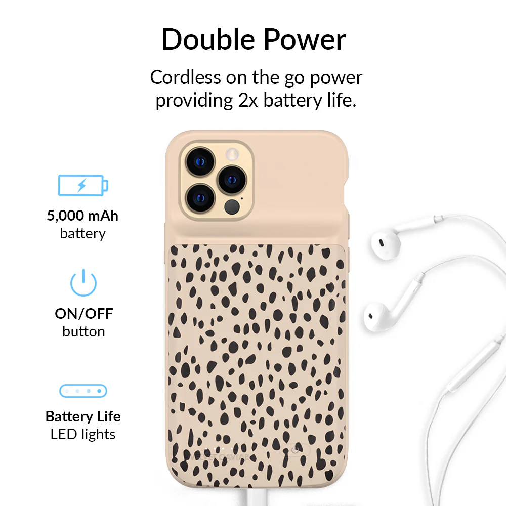 Spotted Cheetah iPhone Charging Case - Image 73