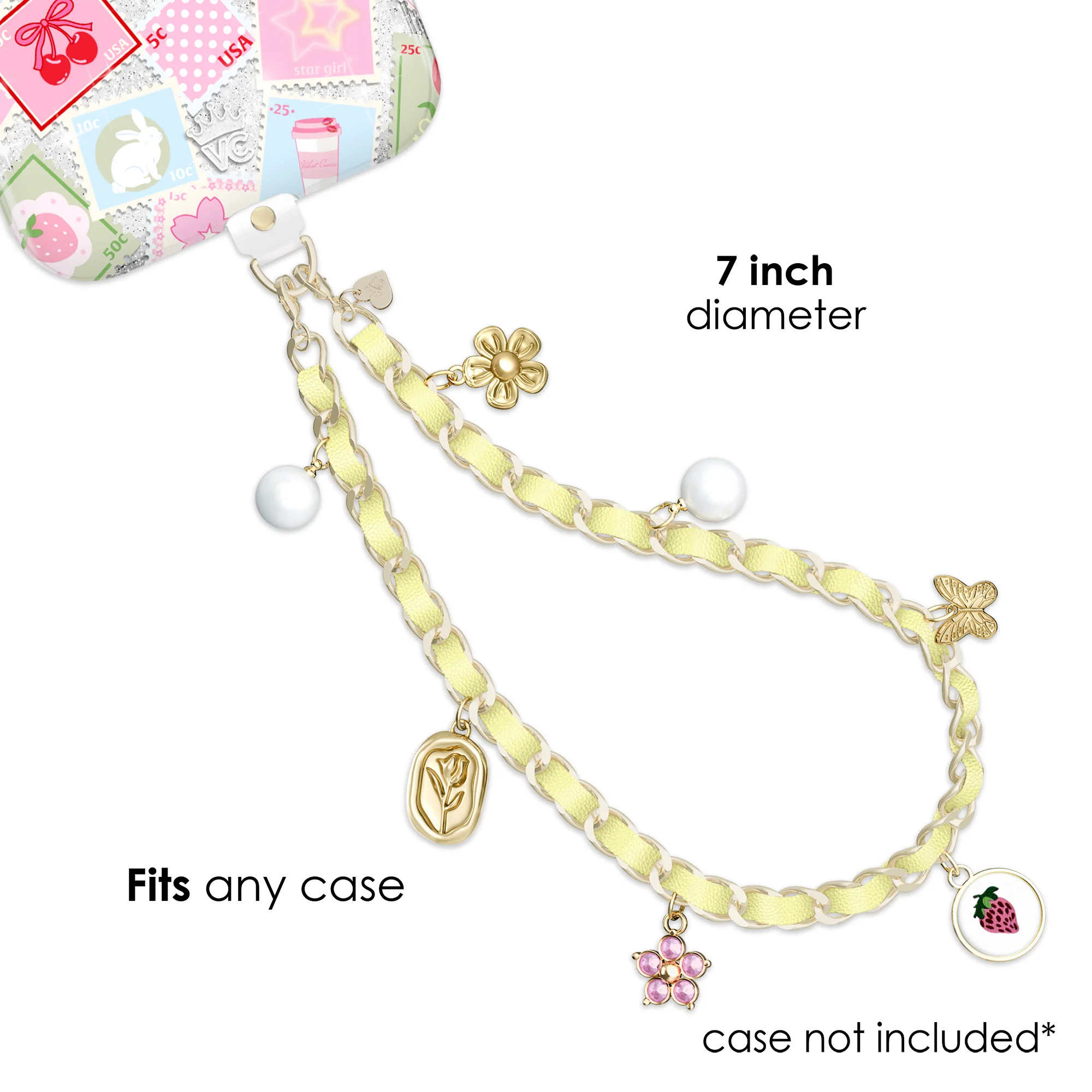 Spring Dreams Leather Chain Phone Charm - Image 4