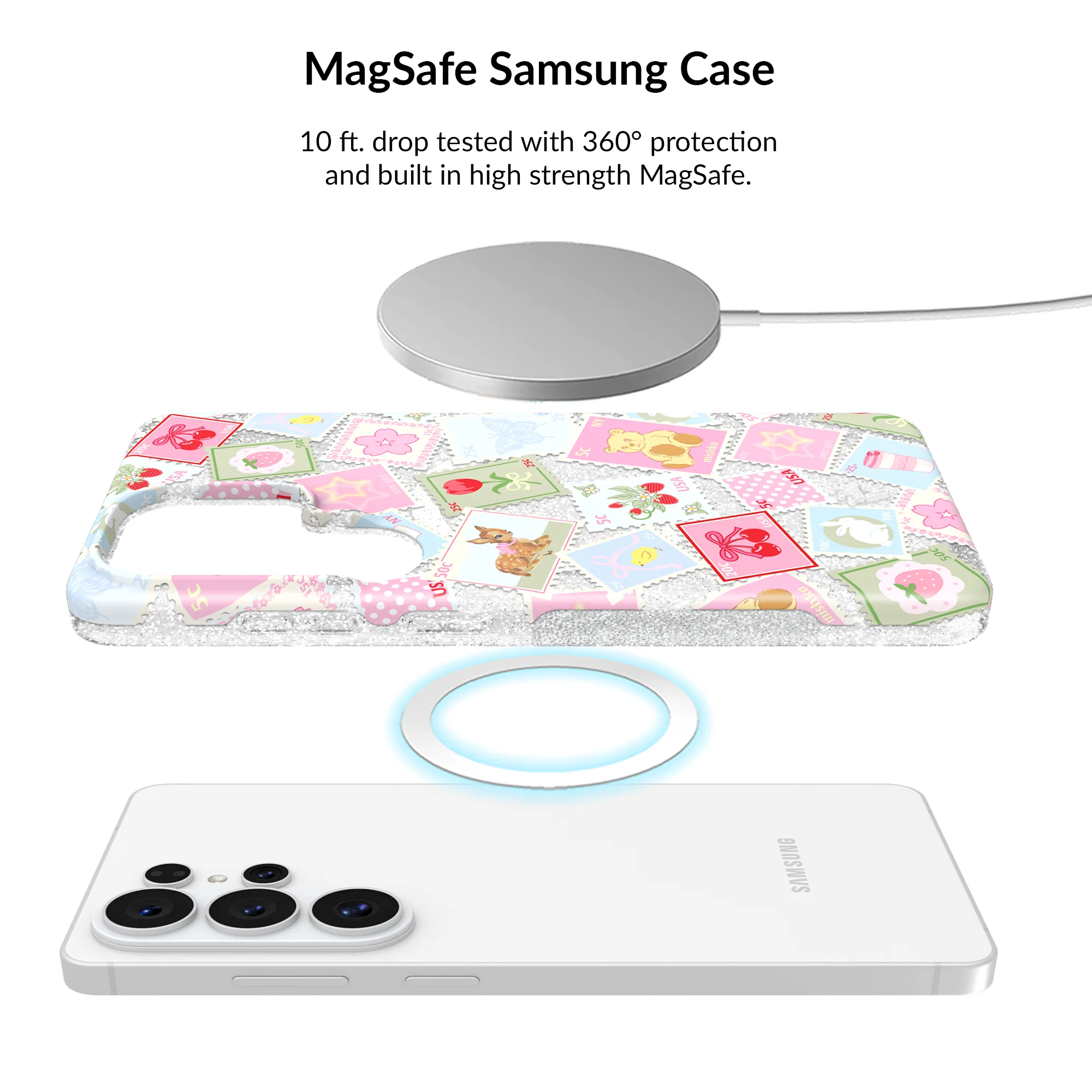 Spring Whimsy Stamps Glitter Samsung Bundle Set - Image 8