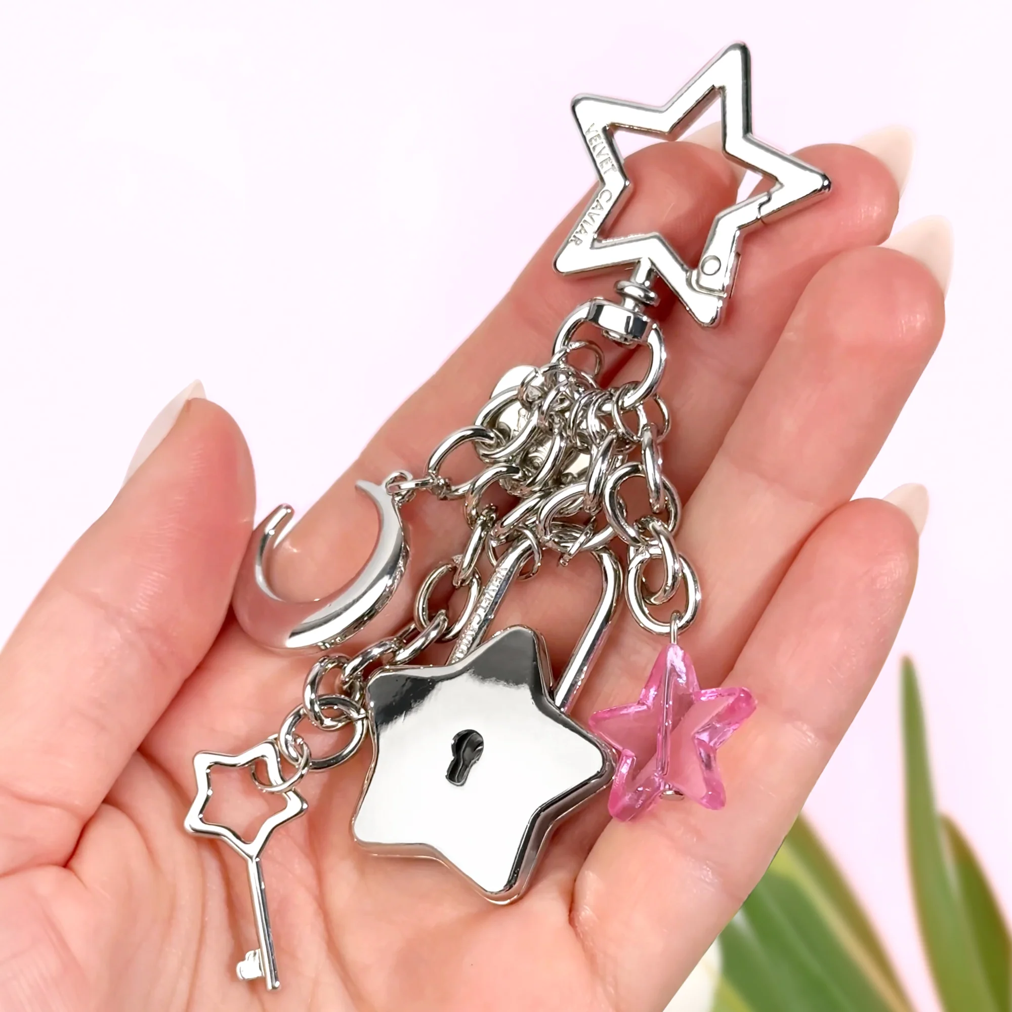 Lucky Star Locket Bag Charm - Image 5